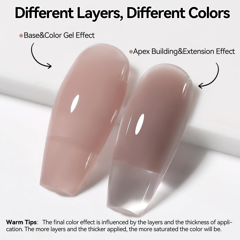 Born Pretty gel texture close-up illustrating smooth buildable viscosity