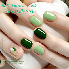 Born Pretty glitter green texture swatch adding sparkle to manicures