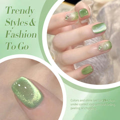 Born Pretty nail swatch on hand showing finished manicure and salon-grade shine
