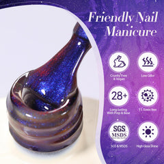 BORN PRETTY product label and packaging showing ingredient caution and product info