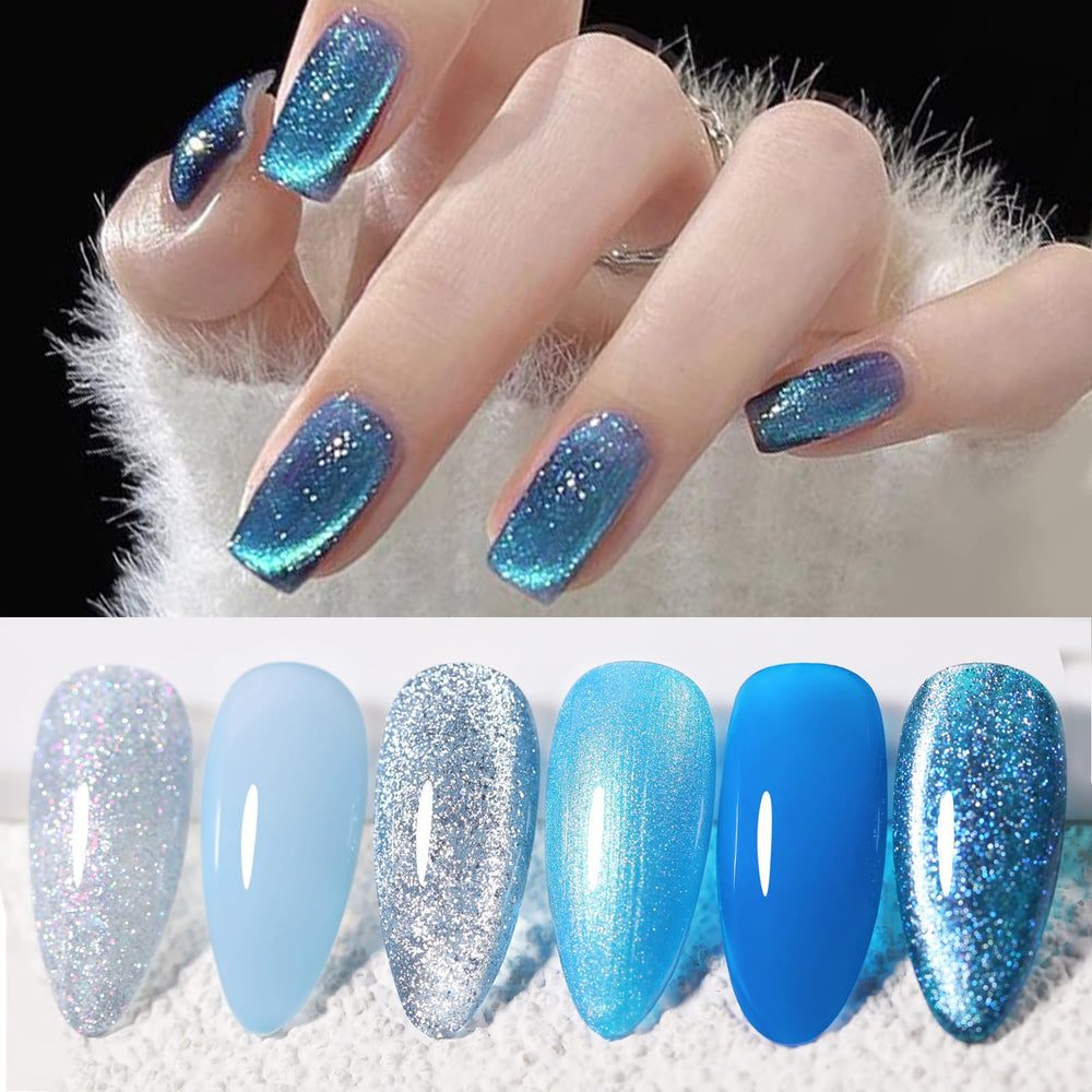 Born Pretty holographic glitter polish sparkling under light for high-impact shine