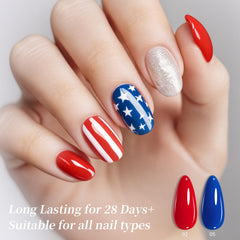 Born Pretty in-salon manicure scene showing professional curing and shine