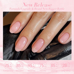 Born Pretty application on fingernail demonstrating easy thin-coat control