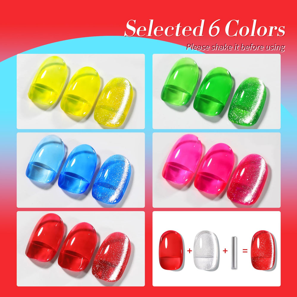 Born Pretty manicure in beach setting showing bright neon nails built for sunlight visibility