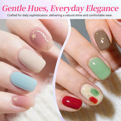 Born Pretty in-use manicure being cured under LED lamp demonstrating long-wear benefit