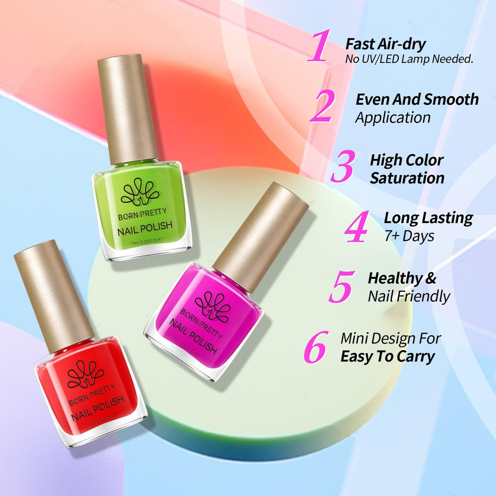 Born Pretty product label shot showing ingredients and safe usage guidance