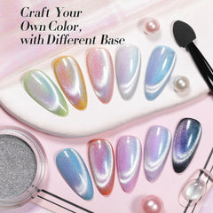Born Pretty labeled box contents arranged to show included pigment product