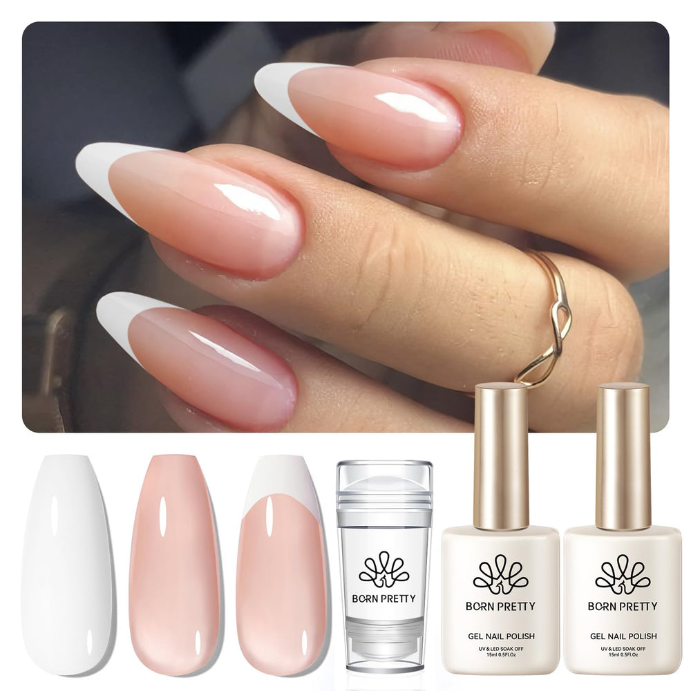 Born Pretty at-home manicure scene showing easy, salon-style results