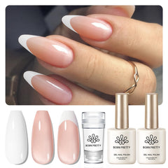 Born Pretty at-home manicure scene showing easy, salon-style results