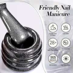 BORN PRETTY manicure table lifestyle image showing finished nails and tools