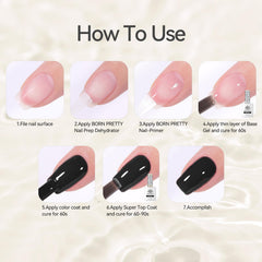 Born Pretty lifestyle manicure table scene showing salon-quality results benefit