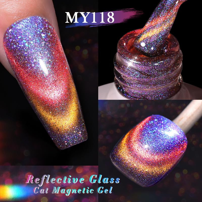 Born Pretty vanity lifestyle image showing salon-quality finished nails