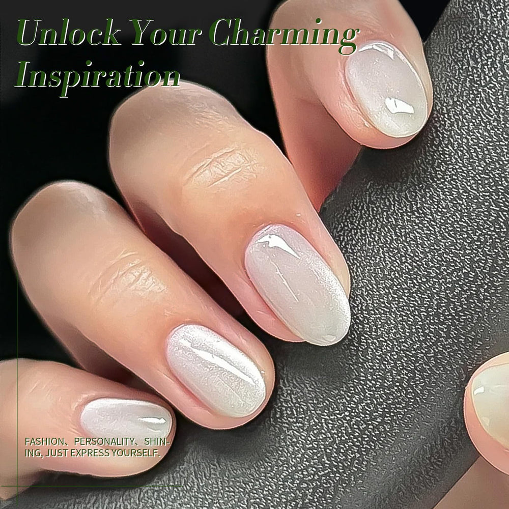 Born Pretty magnet held near wet polish showing cat-eye effect for striking depth