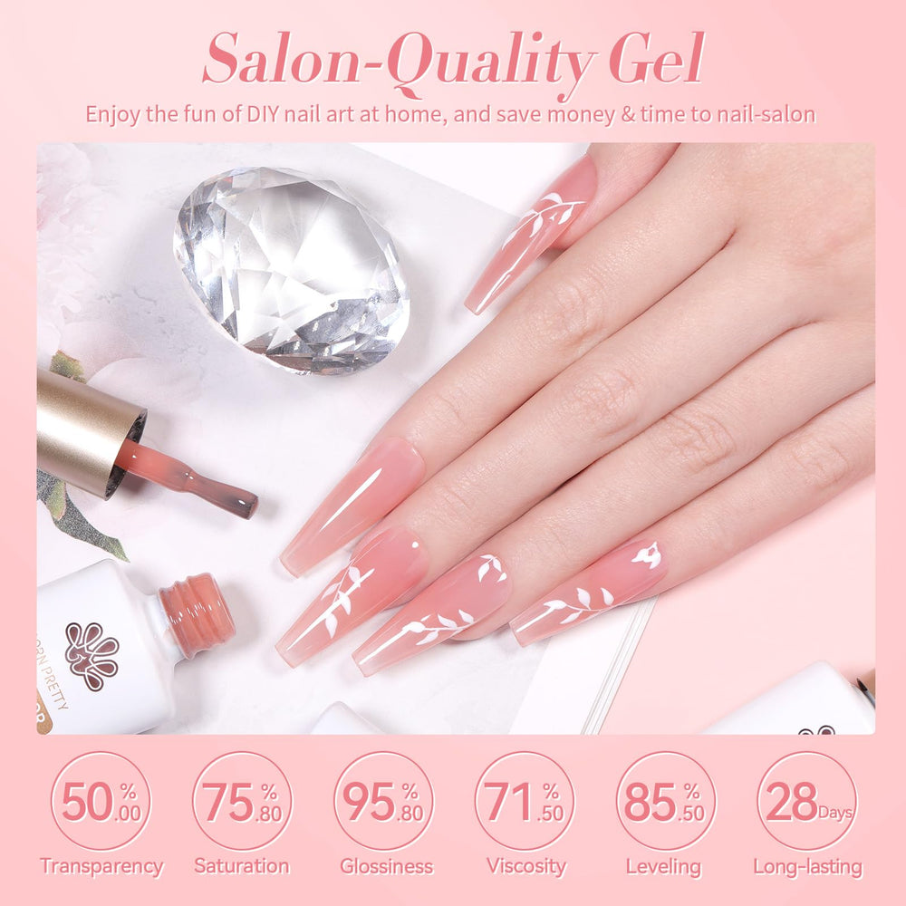 Born Pretty manicure on model hands showing wearable, professional result
