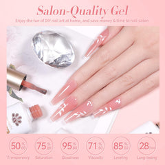 Born Pretty manicure on model hands showing wearable, professional result