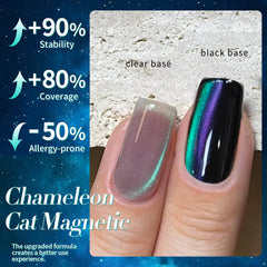 Born Pretty nail in use, wedding look with Sway Sea polish offering elegant shimmering finish