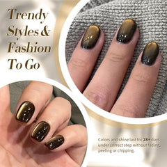 BORN PRETTY nail swatches showing color variations and layering options benefit