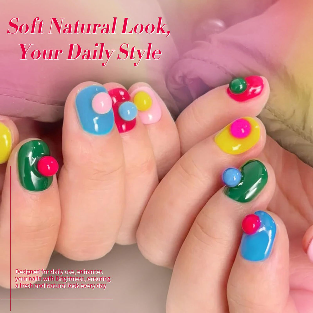 Born Pretty open bottles revealing hot pink green blue yellow neon shades for vivid nails