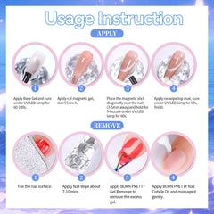 Born Pretty application in salon setting showing professional finish benefit