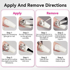 BORN PRETTY lifestyle salon scene with artist using gel for elegant nail designs