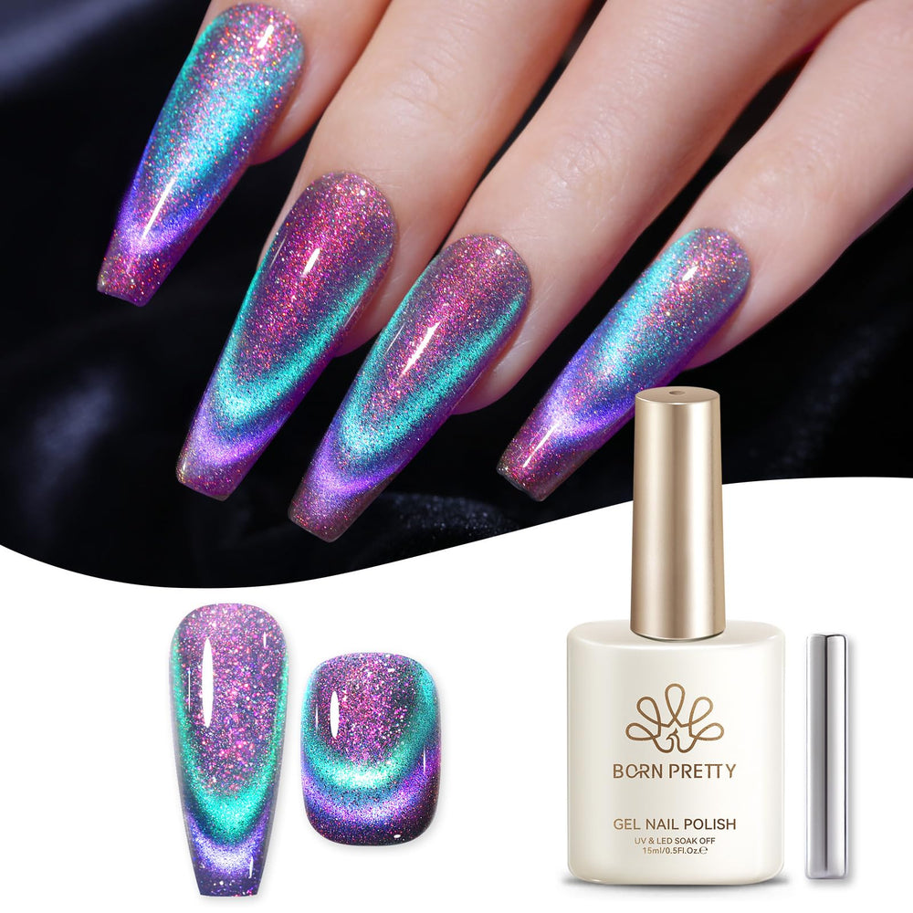 Born Pretty salon manicure lifestyle shot displaying finished nails for professional impact