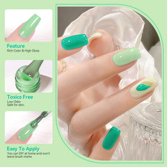 Born Pretty 7ml bottle scale comparison showing compact travel-friendly size