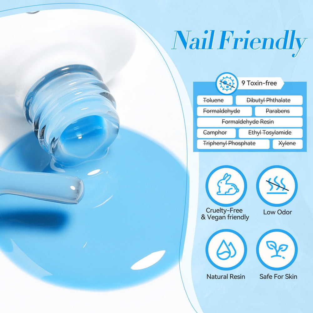 Born Pretty bottle next to ruler showing 7ml size for scale and travel convenience