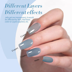 Born Pretty hand model holding bottles for scale showing true size benefit