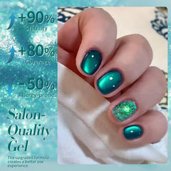 Born Pretty manicure set scene showing coordinated tools and salon-quality result