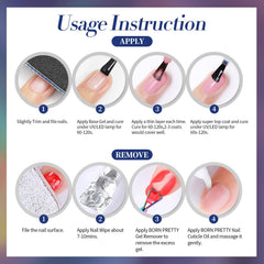 BORN PRETTY 15ml bottle next to ruler benefit: accurate size and portability