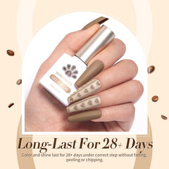 Born Pretty swatches on nail wheel illustrating true color payoff and choice