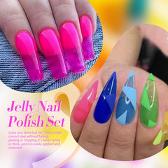 Born Pretty color swatches on stick showing buildable neon intensities
