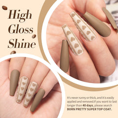 Born Pretty texture brush stroke revealing smooth consistency for even coverage