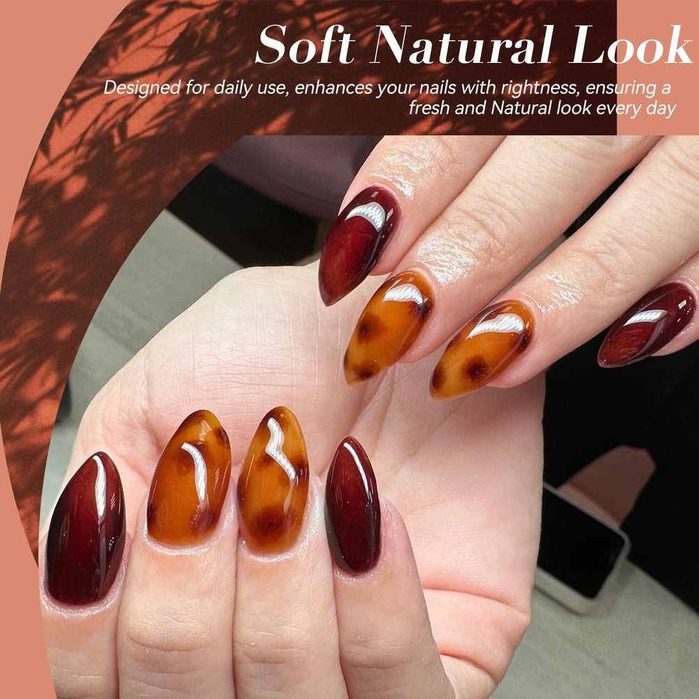 Born Pretty close-up texture of jelly finish showing glossy translucency and buildable depth