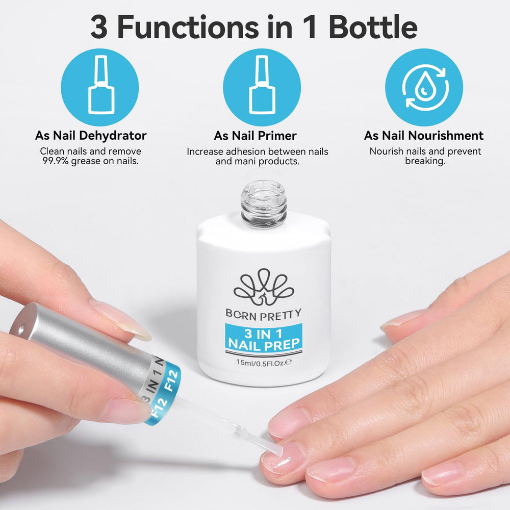 born pretty product texture close-up highlighting low-odor formula and quick dry