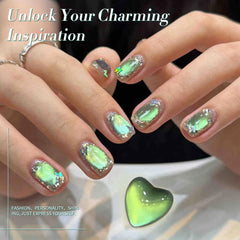 Born Pretty gel texture with high-gloss sheen demonstrating mirrorlike finish