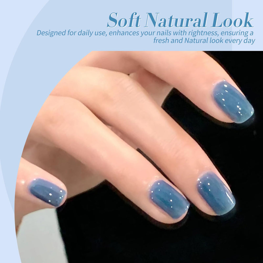 Born Pretty three-layer gradation on nail showing buildable color depth benefit