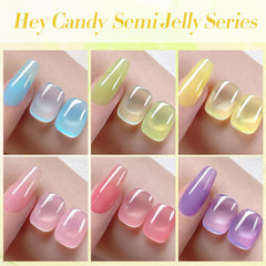 Born Pretty cured nails under lamp with top coat shine, showing long-lasting glossy benefit