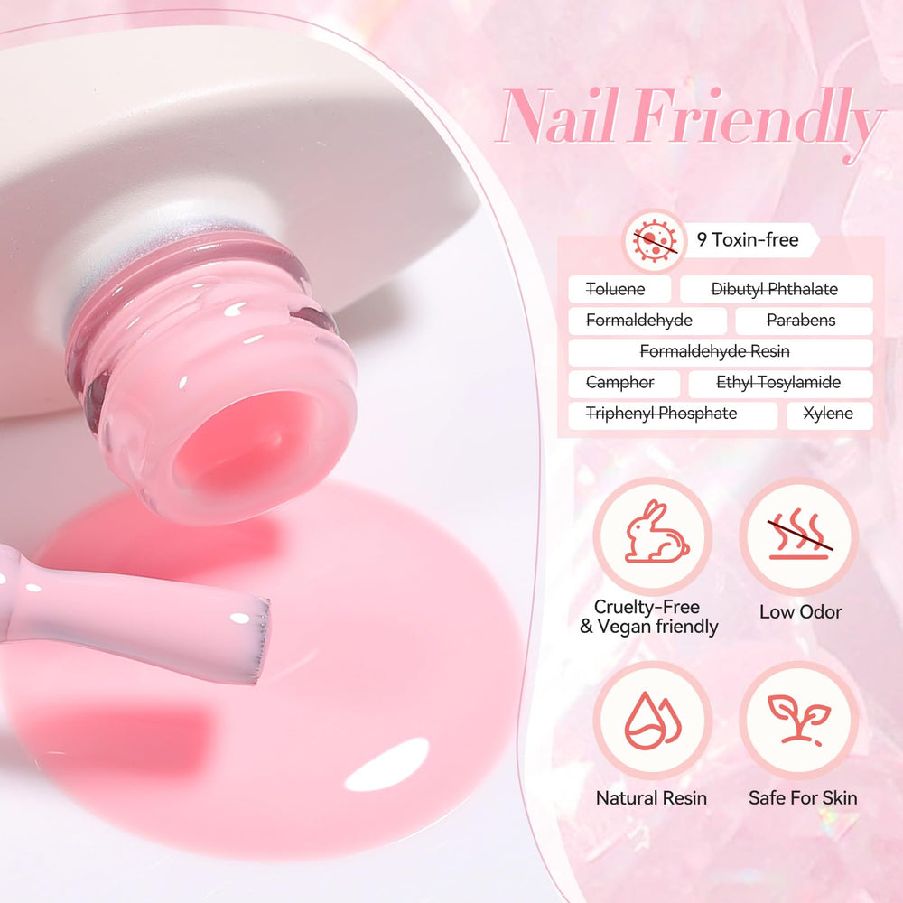 Born Pretty Valentine's manicure lifestyle image showcasing romantic pink style
