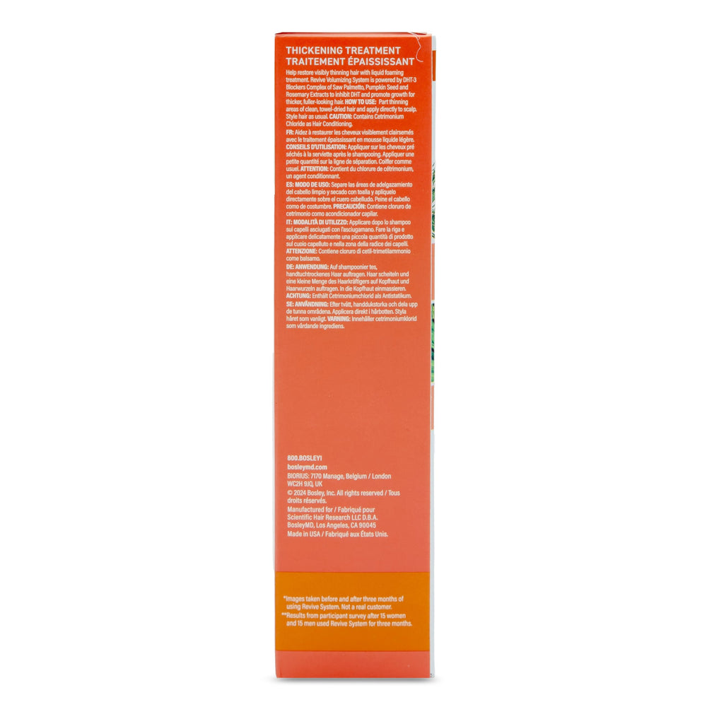 BosleyMD BosRevive starter kit beside ruler showing compact travel benefit