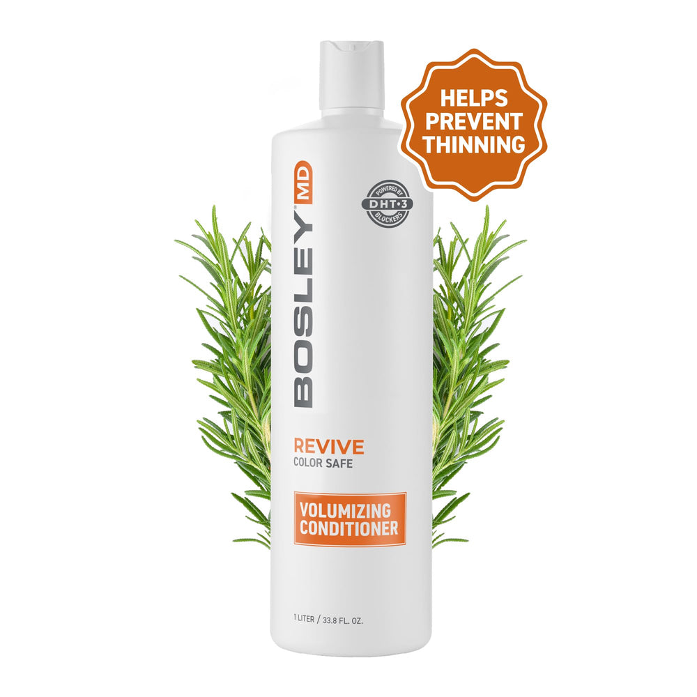 BosRevive ingredients display with saw palmetto and biotin for scalp support