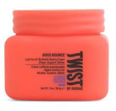 Boss Bounce front jar showing label and size, highlights lightweight hydration