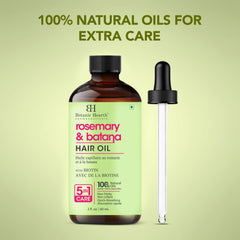Botanic Hearth applying oil to scalp demonstrating targeted use