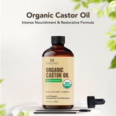 Botanic Hearth oil close-up texture on finger, rich cold-pressed consistency benefit