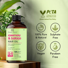 Botanic Hearth oil texture close-up highlighting lightweight absorption