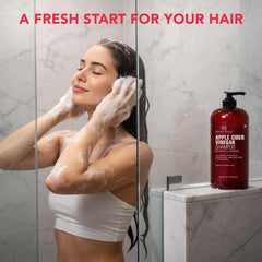 Botanic Hearth shampoo lather texture demonstrating gentle cleansing