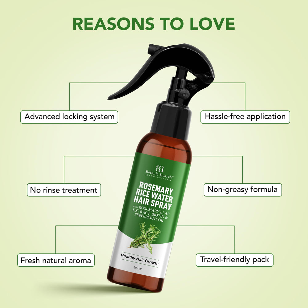 Botanic Hearth mist on hand showing lightweight, non-greasy texture