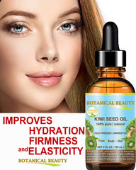 Botanical Beauty oil texture on palm highlighting quick absorption benefit