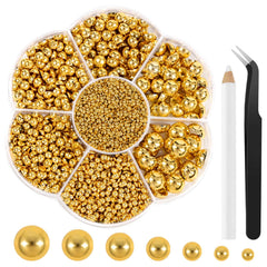 BOUBONI product box of 6800 pearls showcasing organized sizes and quick access benefit