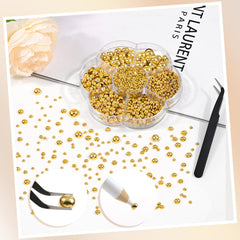 BOUBONI pearls applied to nail art highlighting fine-detail impact and sparkle